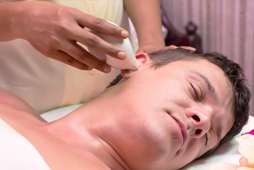 karnapooran tratamiento oído centro ayurveda Madrid